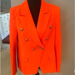 Orange blazer size large